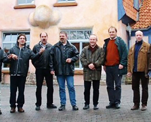 Partecipanti al corso chitarra acustica fingerstyle di Franco Morone al Theater der Nacht di Northeim in Germania nel 2013
