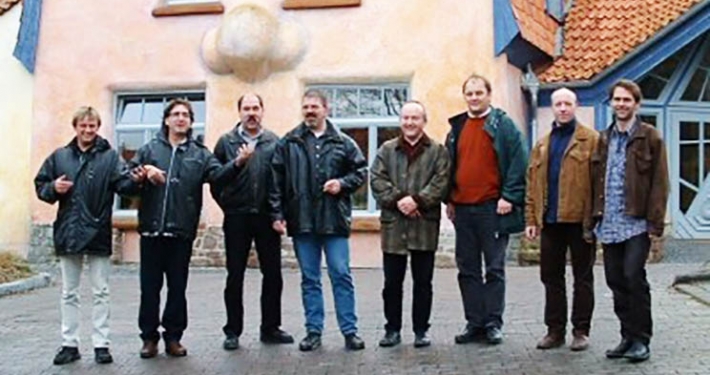 Partecipanti al corso chitarra acustica fingerstyle di Franco Morone al Theater der Nacht di Northeim in Germania nel 2013