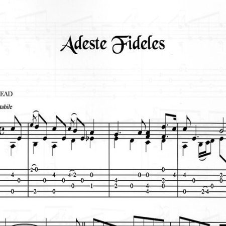 Franco Morone Adeste-Fideles Music and tabs