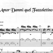 Franco Morone Amor-Dammi-Quel-Fazzolettino  Music and tabs