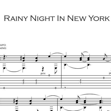 Anteprima-Rainy-Night-in-NY_FrancoMorone-MusicaTabsChitarraFingerstyle