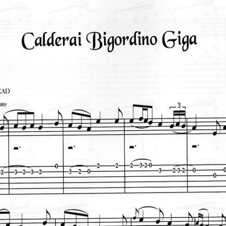 Franco Morone Calderai-Bigordino-Giga Music and tabs
