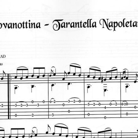 Franco Morone Giovanottina, Tarantella-Napoletana Music and tabs
