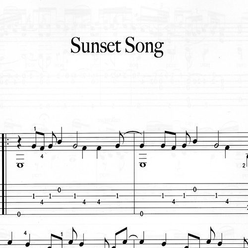 Preview_Franco Morone Sunset-Song Music and tabs