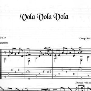 Franco Morone Vola-Vola-Vola Music and tabs