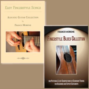 2 BOOKS FOR FINGERSTYLE GUITAR IN STANDARD TUNING - AUTHOR FRANCO MORONE